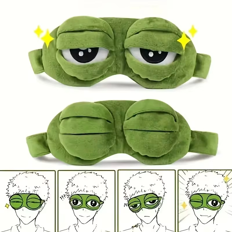 Soft Plush Doll - Maschera per occhi a forma di