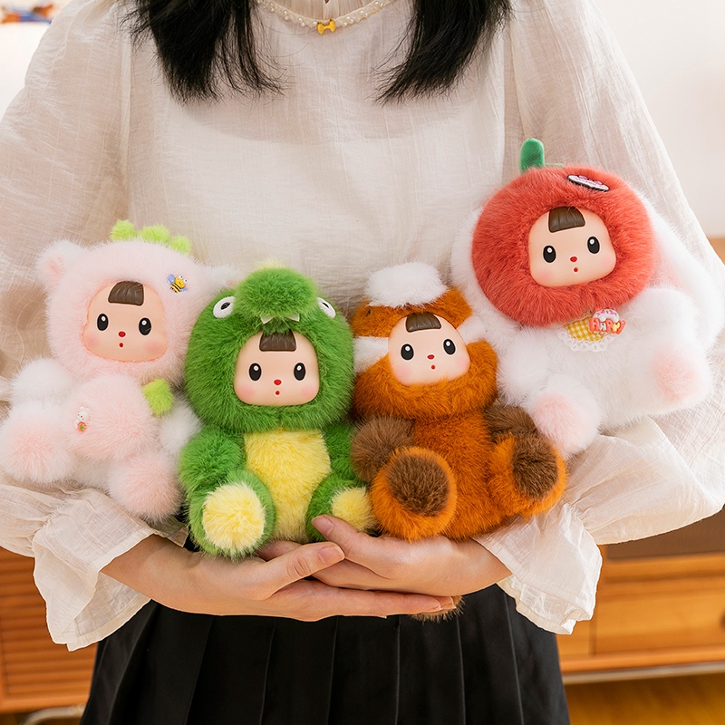 Soft Plush Doll - 17 cm morbido vinile viso peluche