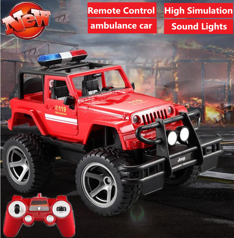Kids Toys Under 50 - Grande Ambulanza Telecomandata 2.4G 4WD, Veicolo