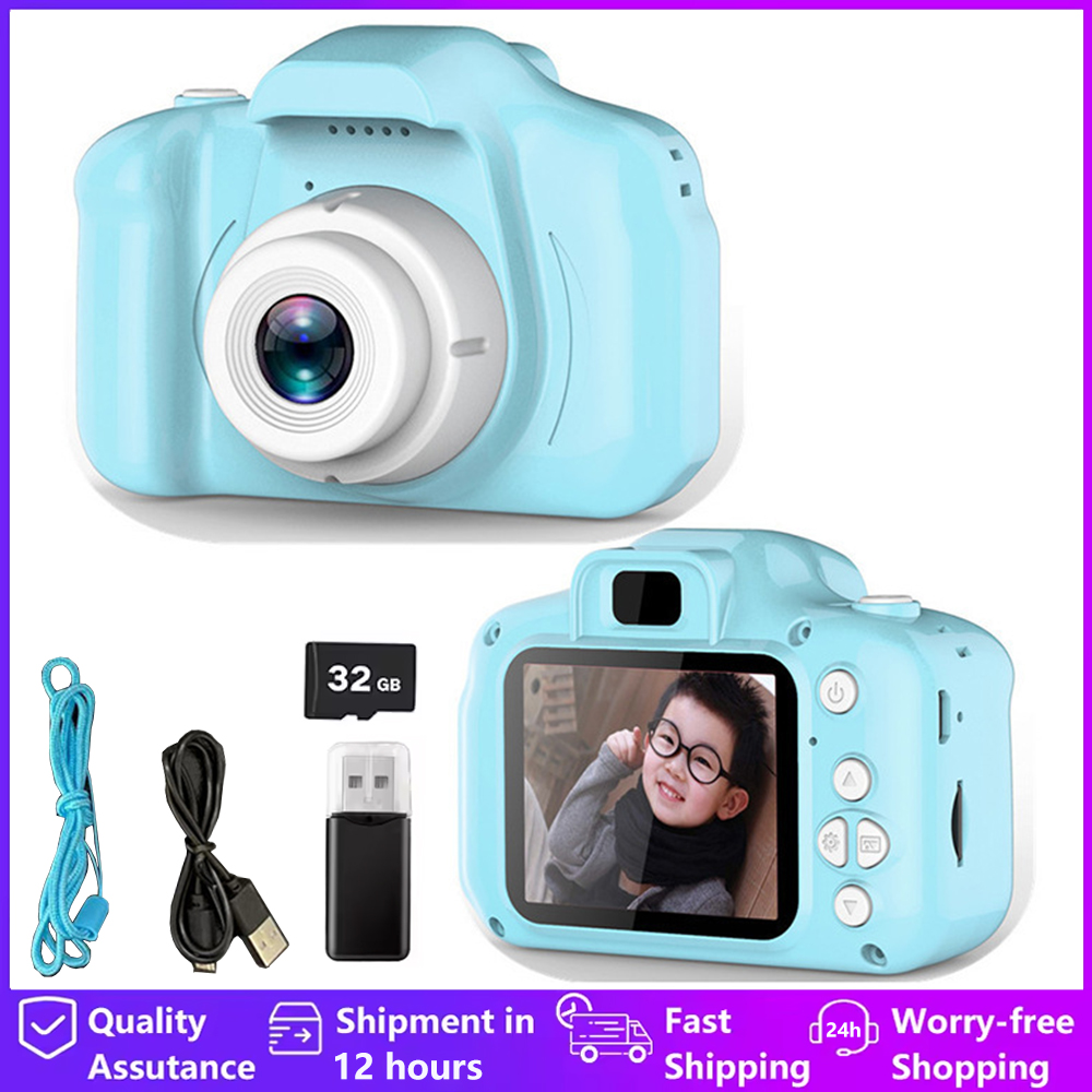 Kids Toys Top View - Fotocamere Digitali per Bambini 1080P HD,