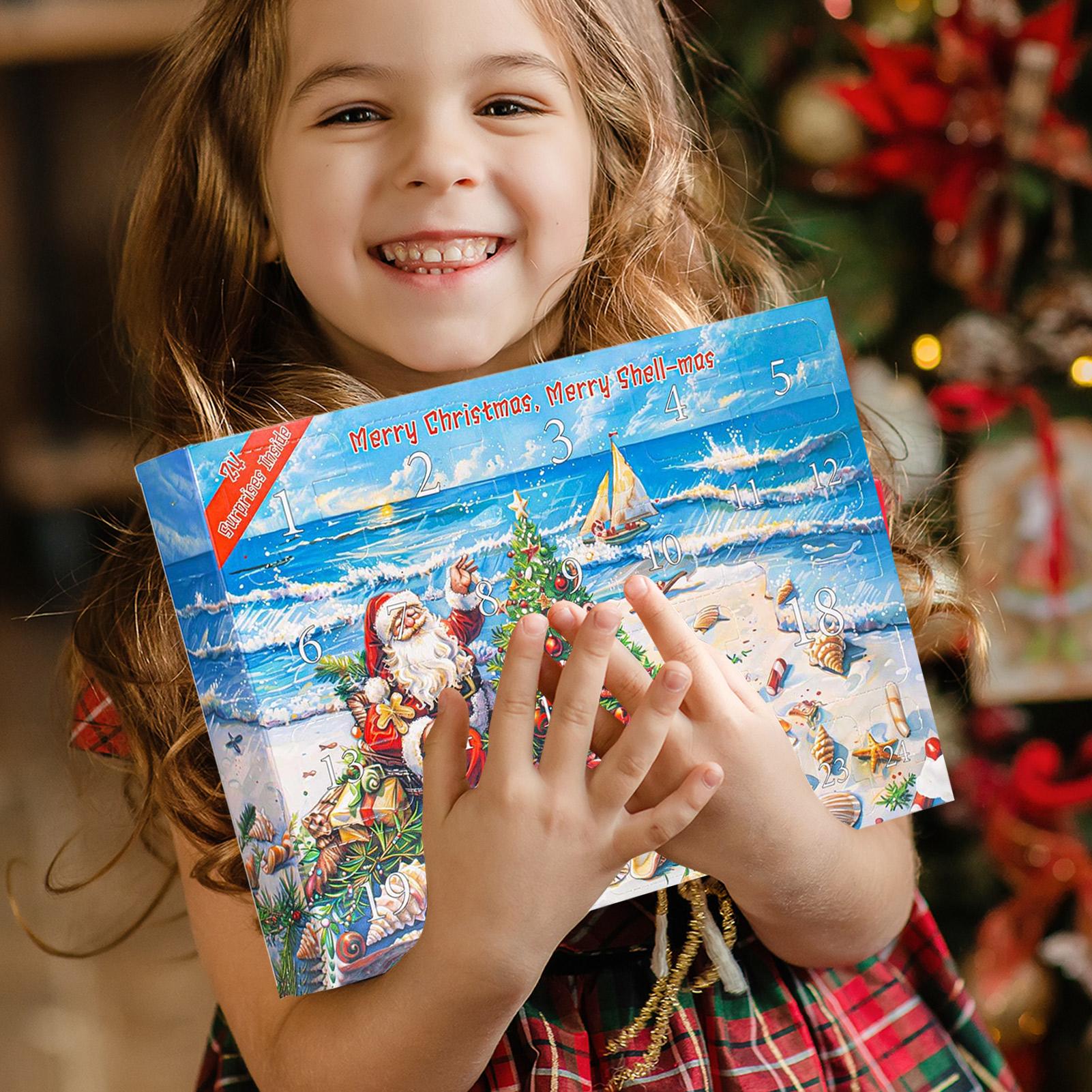 Kids Toys Christmas 2025 - Calendario dell'Avvento con conchiglie 2025 24