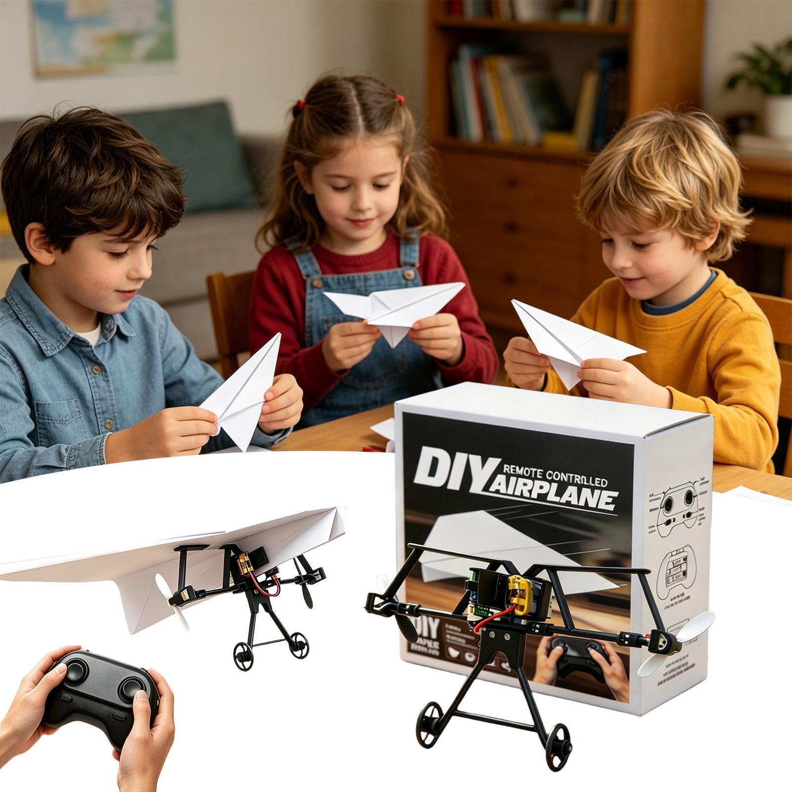 Kids Toys Electric - Kit Fai-da-Te per Aeroplanino di Carta