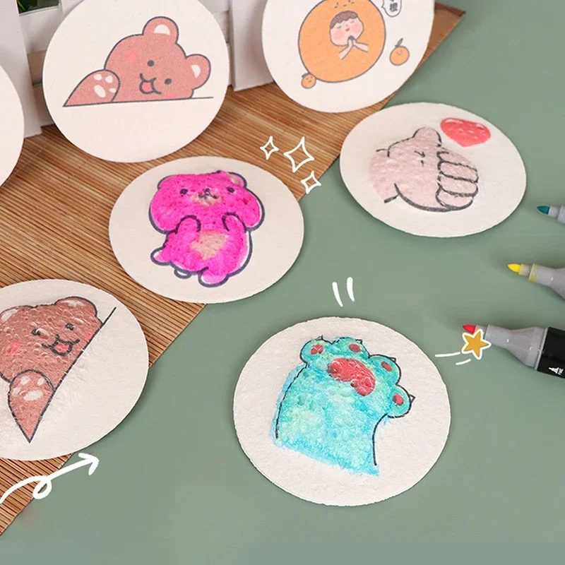 Kids Toys Drawing - Carta da pittura con texture in