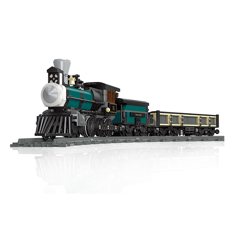 Kid Toys Ads - Modellino di Locomotiva a Vapore, Set