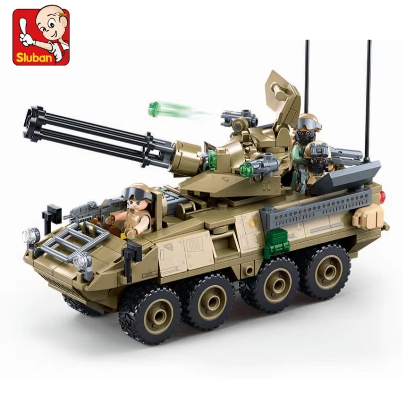 Kid Toys Ads - Sluban 310 Pezzi OEF Stryker-ADS Kit