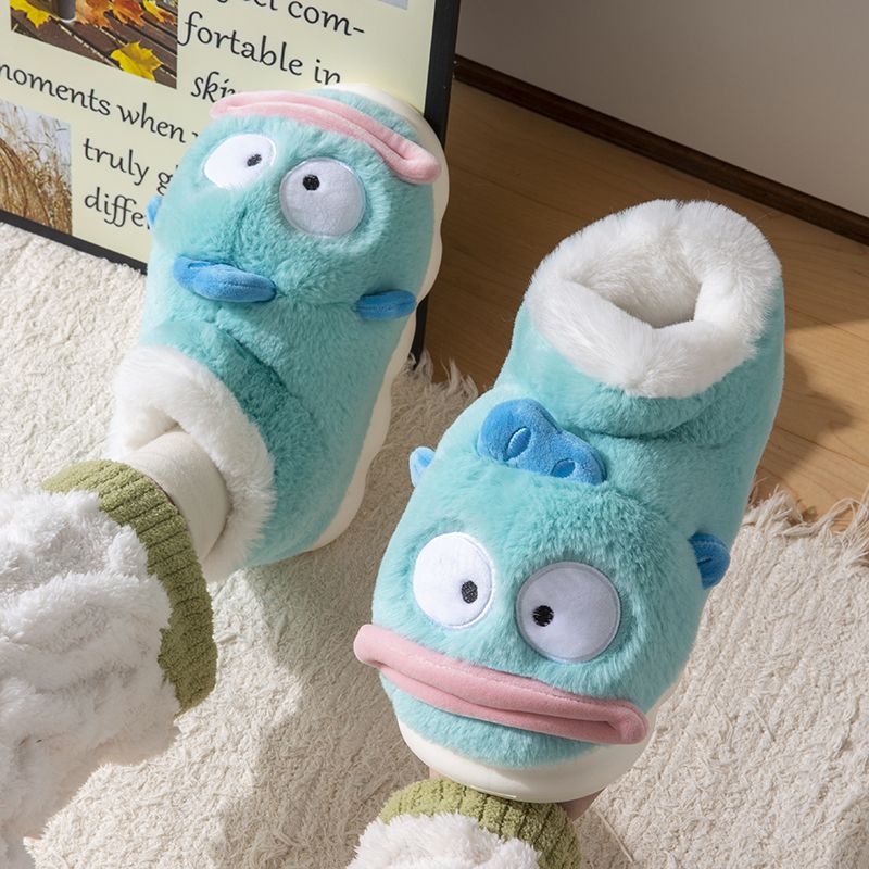 Soft Plush Doll - Cartoon Hangyodon Pantofole di peluche Sanrios