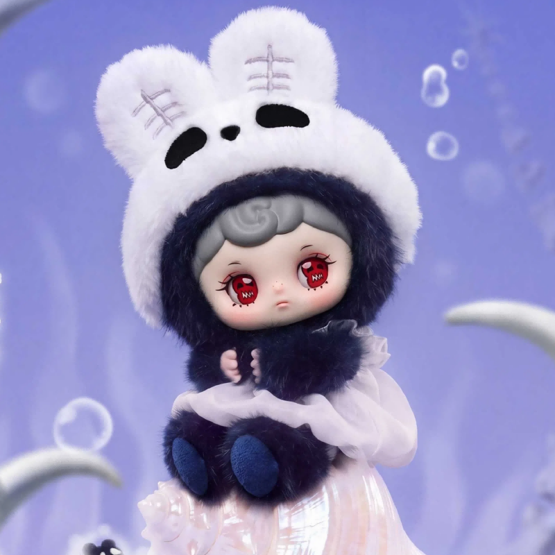 Soft Plush Doll - Tarti Skull Panda - Bambola Pendente
