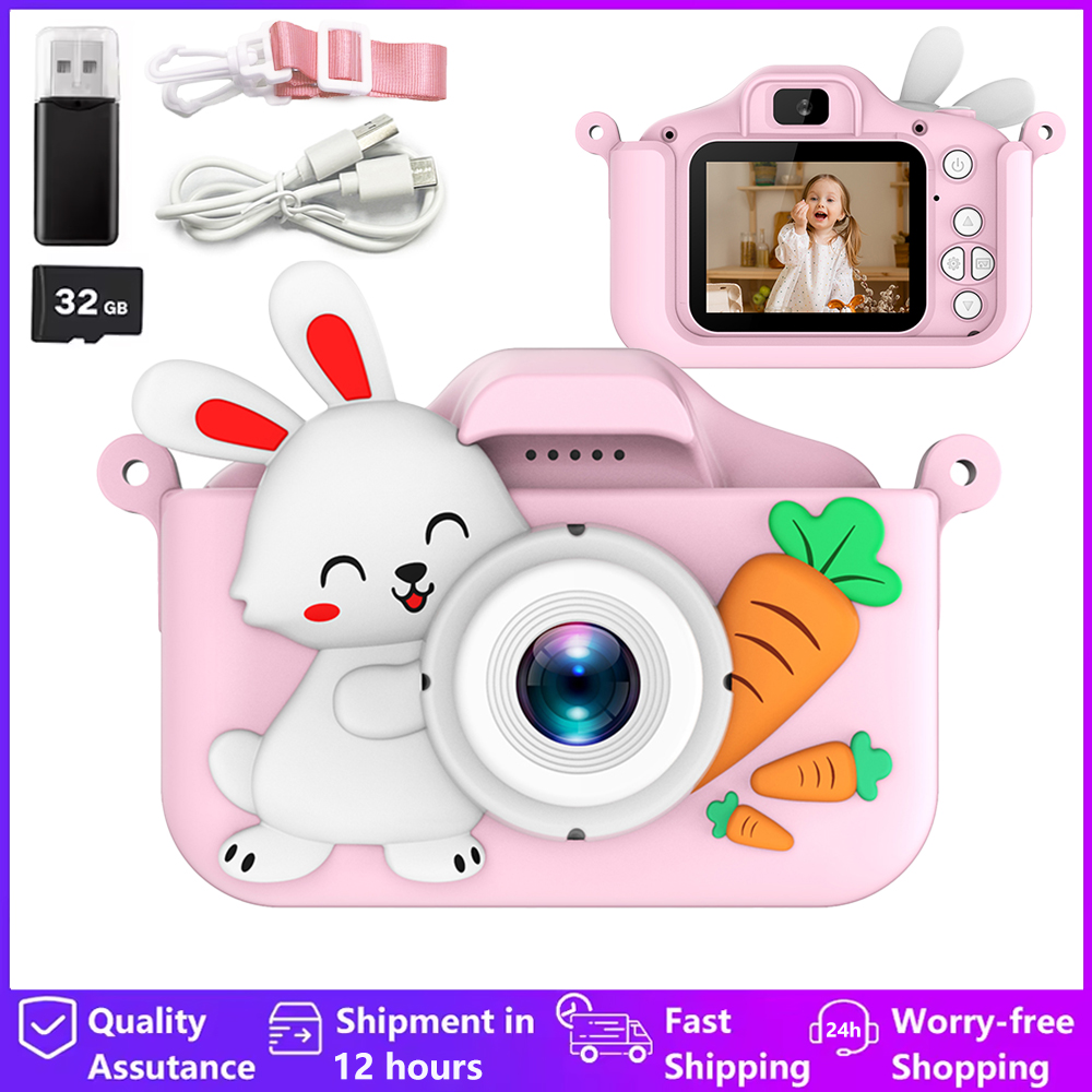 Kids Toys Top View - Macchina fotografica per bambini Doppia fotocamera