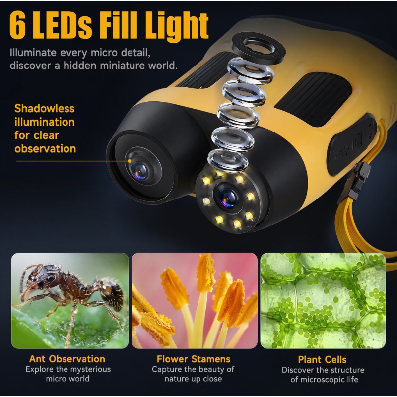 Microscopio Digitale 4K 1000X  - Kids Toys Top View recensione e prezzo