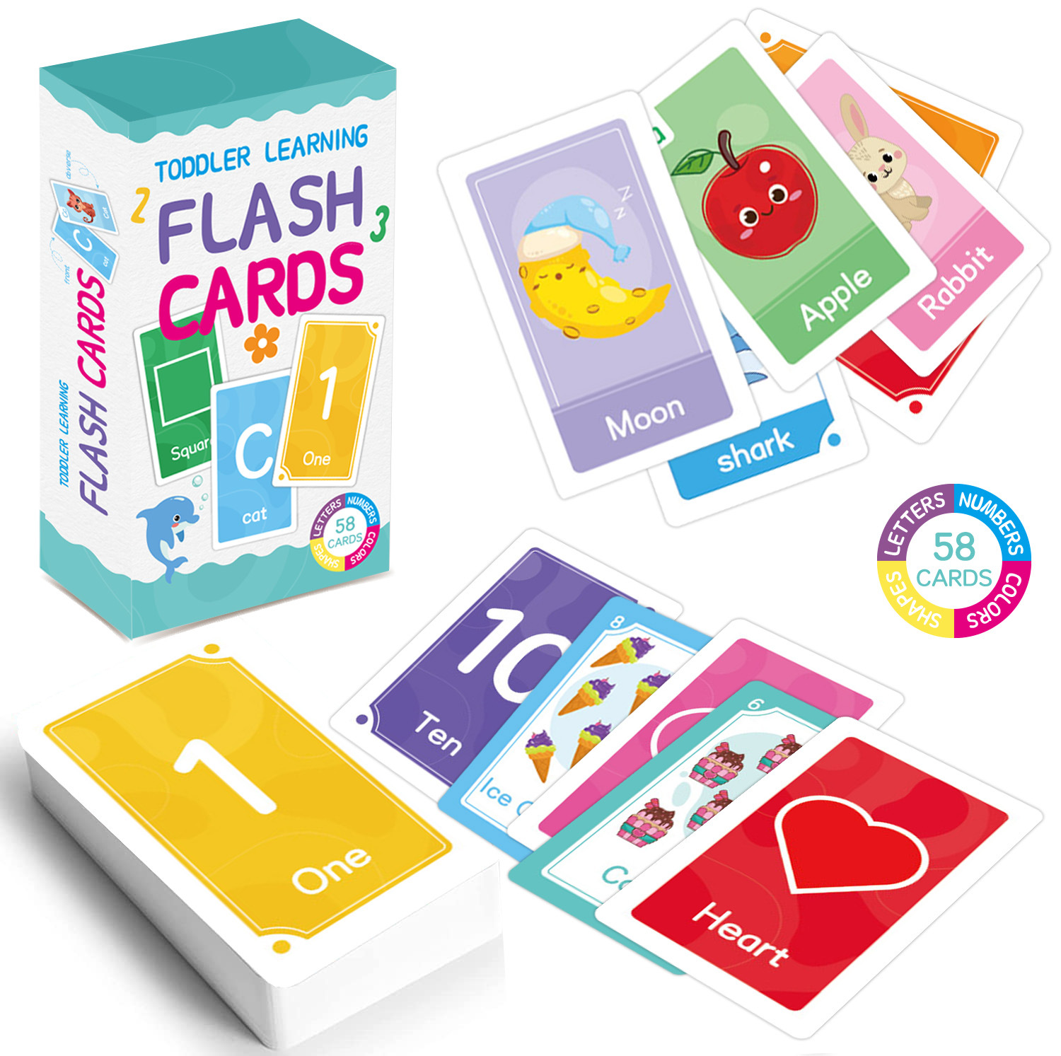 58 pezzi ABC Alfabeto Flashcar - Educational Flash Card recensione e prezzo