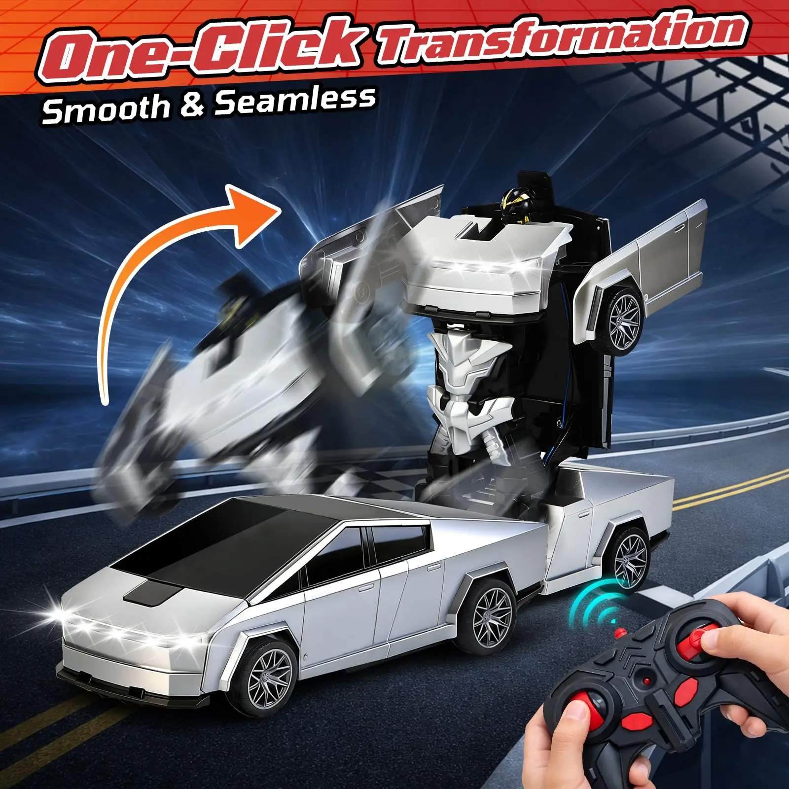 Auto Robot Trasformabile RC 2. - Kids Xbox Toys recensione e prezzo
