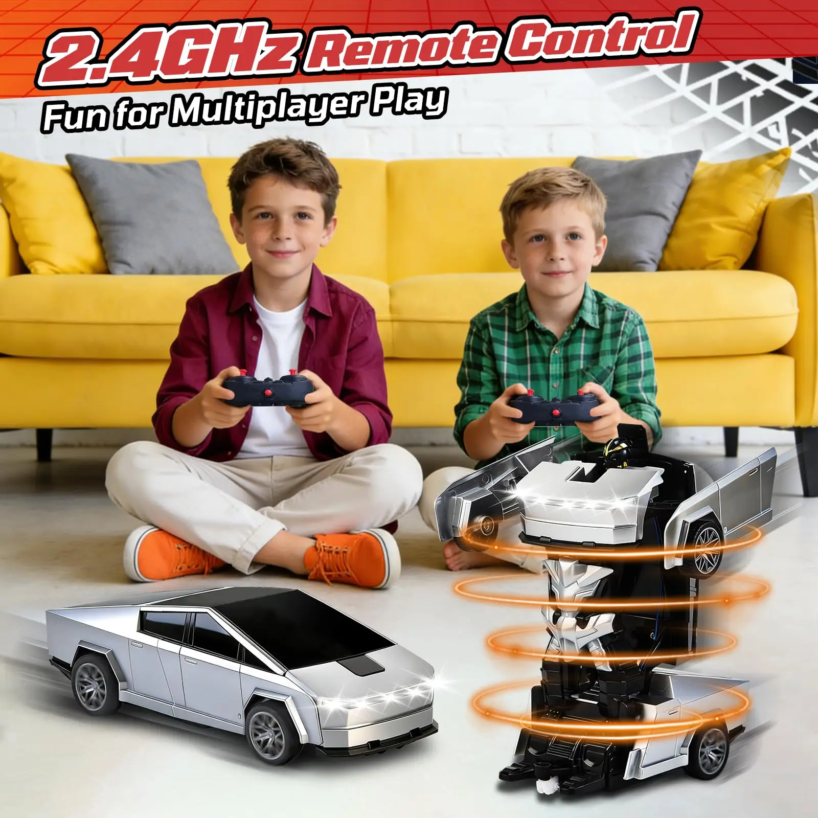 Auto Robot Trasformabile RC 2. - Kids Xbox Toys recensione e prezzo