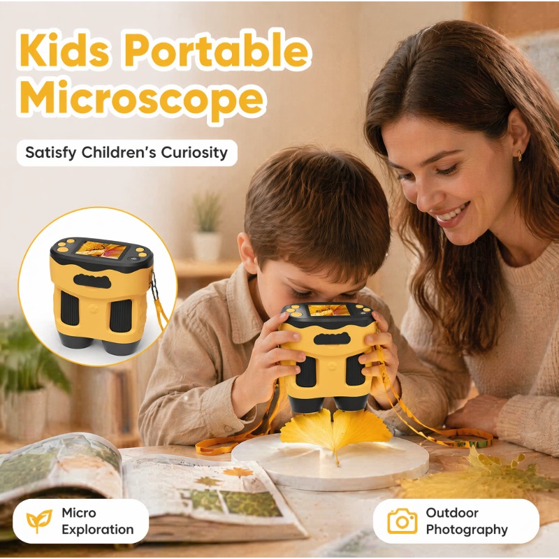 Microscopio Digitale 4K 1000X  - Kids Toys Top View recensione e prezzo