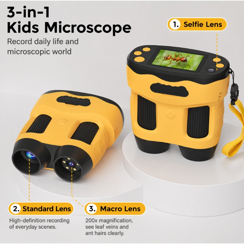 Microscopio Digitale 4K 1000X  - Kids Toys Top View recensione e prezzo