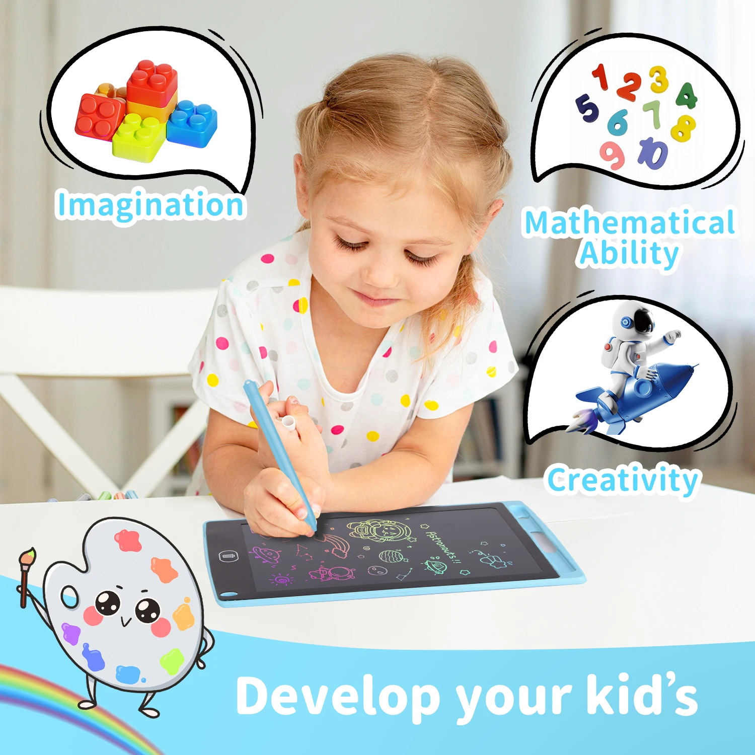 Tavoletta da disegno LCD da 8, - Kids Toys Drawing recensione e prezzo